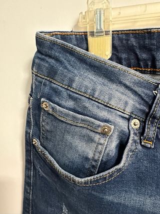 Dsquared2 Vaqueros Hombre Azules Desgastados