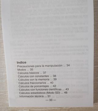 Calculadora Casio fx-82SX