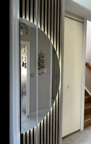 Espejo LED Semicircular 154x66cm
