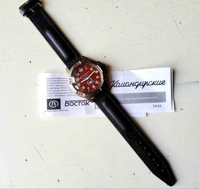 Vostok Komandirskie 'Wagner' 43645B carga manual