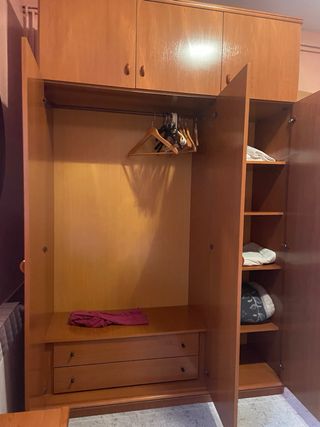 Habitación completa: Cama, somier,colchon y armari