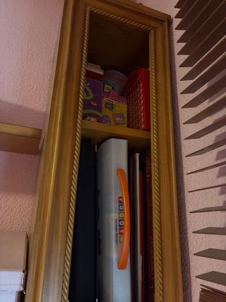 Letto a castello con cassettiera in legno massello e forgia