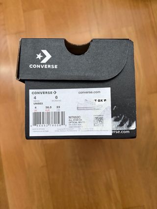 Zapatillas Converse All Star Blancas Talla 36.5