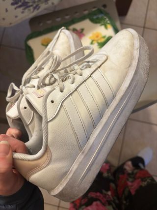 Adidas Sneakers Donna Bianco Rosa