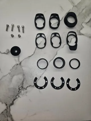 Espaciadores Manillar Bici Negro