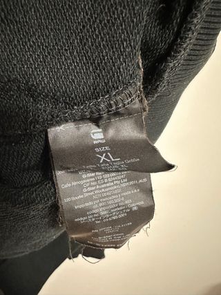 Sudadera G-Star Raw Negra Hombre