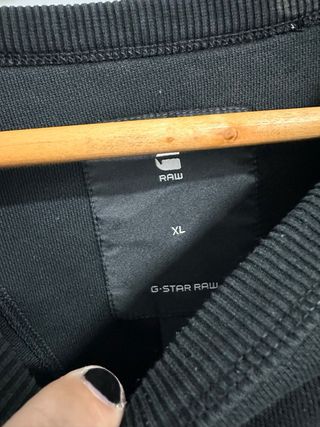 Sudadera G-Star Raw Negra Hombre