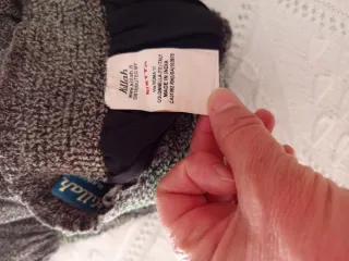 Falda corta italiana verde y marrón.