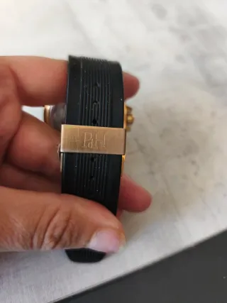 Reloj PdH Caballero Negro y Dorado