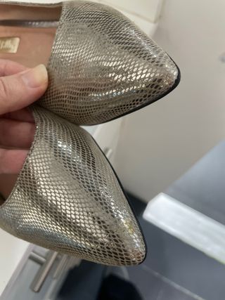 Zapatos Patricia Miller Talla 36 Dorados/Plateados