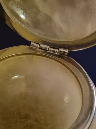Coppia Portagioie Vintage Alabastro Volterra
