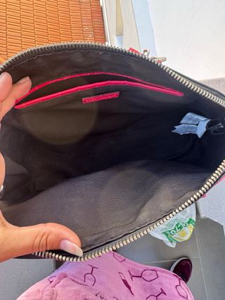 Bolso Zara Rosa Fucsia Cocodrilo