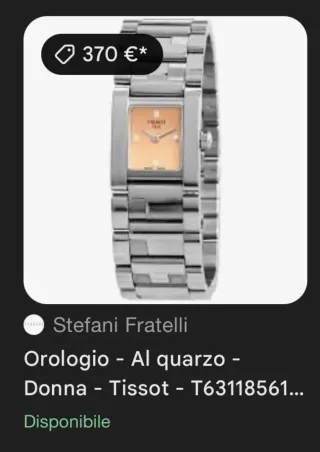 Orologio Tissot lady T-COLLECTION
