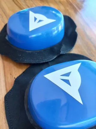 Deslizaderas moto color azul para mono cuero