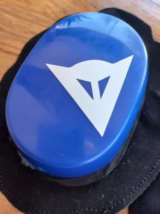 Deslizaderas moto color azul para mono cuero