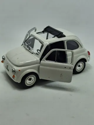 Lotto Rottami n°3 Fiat 500 Bburago scale 1:21-1:43