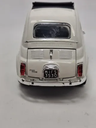 Lotto Rottami n°3 Fiat 500 Bburago scale 1:21-1:43