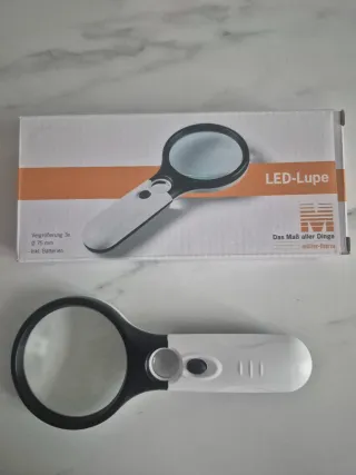 Lente d'ingrandimento LED 3x 75mm