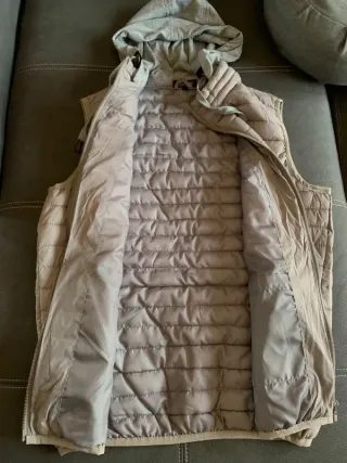 Gilet uomo imbottito beige XL