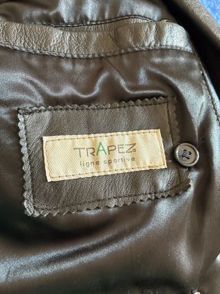 Chaqueta de piel militar