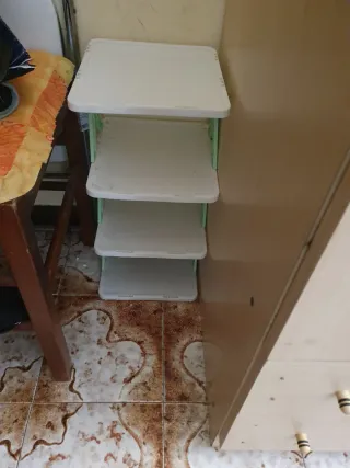 Scarpiera 4 ripiani in plastica