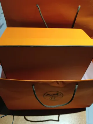 Cajas y Bolsas Hermes Naranja
