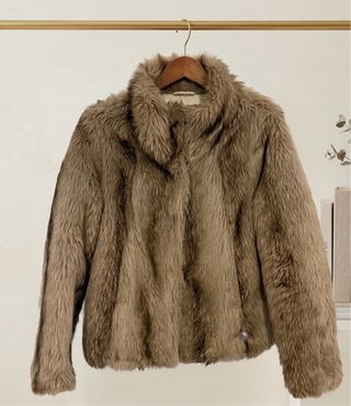 Chaqueta Salsa Beige Talla S Reversible