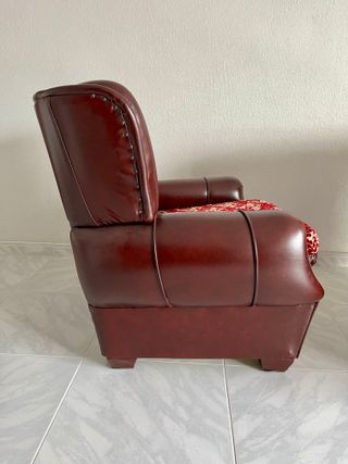 Sofá y 2 sillones años 70 vintage Chesterfield