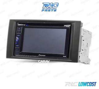 MARCO NEGRO RADIO 2-DIN PARA VOLKSWAGEN VW TOUAREG 02-10 T5