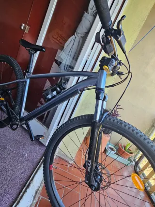 Bicicleta Rockrider 29 talla L colos gris