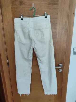 Pantalones Zara Blancos