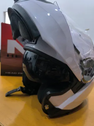 Casco Moto Blanco NZI talla M