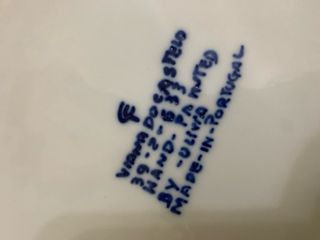 Sopera vintage de porcelana pintada a mano