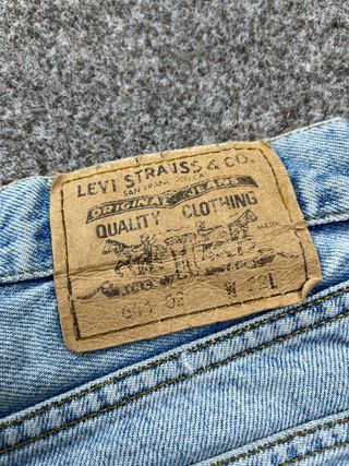 Levi's Vintage Denim Shorts Orange Tab W32
