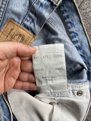 Levi's Vintage Denim Shorts Orange Tab W32