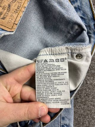Levi's Vintage Denim Shorts Orange Tab W32