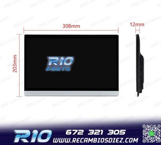 PANTALLA REPOSACABEZAS MULTIMEDIA DE 13,3 "