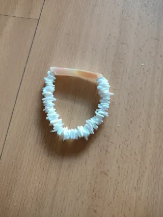 Pulseira Hawaii com Flores Laranja