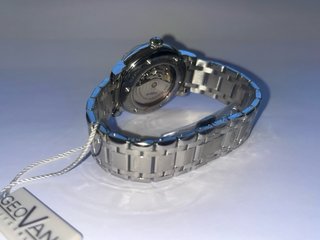 Reloj Automático Open Heart Acero Zafiro Nuevo