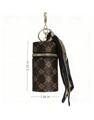 Borsa organizer cilindrica con stampa