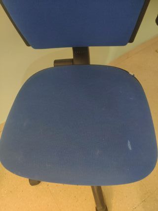 Silla de escritorio azul