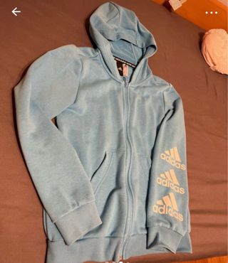 Chaqueta Adidas Azul Turquesa Talla 12