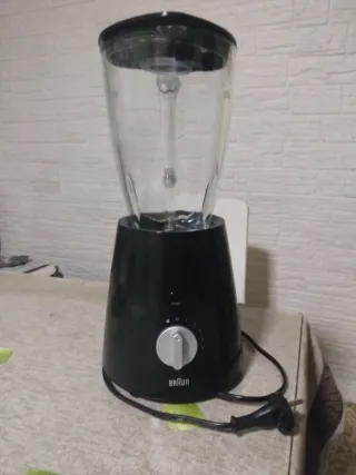 Batidora de vaso Braun negra