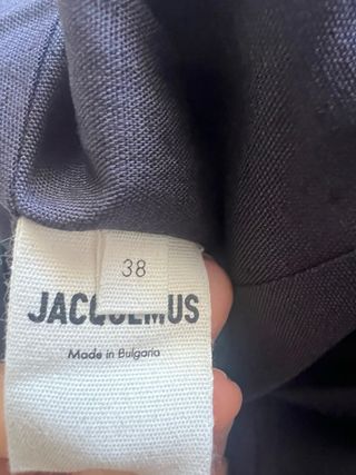 Vestido Jacquemus Negro Drapeado