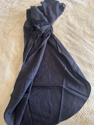 Vestido Jacquemus Negro Drapeado