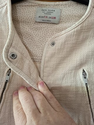 Casaco Zara menina bege