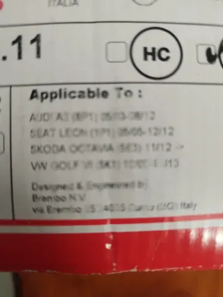 Discos de Freno Brembo 09914511