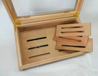 Humidor Cofanetto Vetrinetta Porta Sigari j110