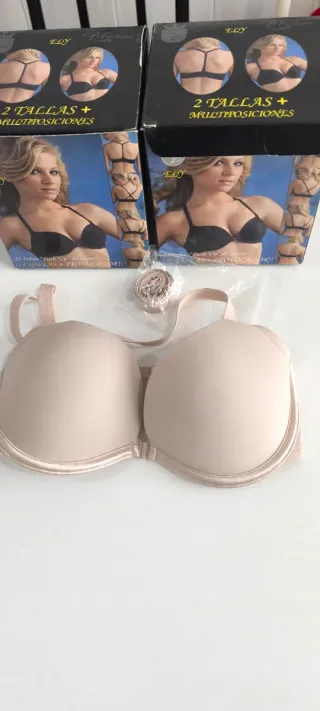 2 Sujetadores Selene Ely Doble Push Up Talla 80B