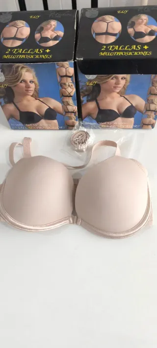 2 Sujetadores Selene Ely Doble Push Up Talla 80B